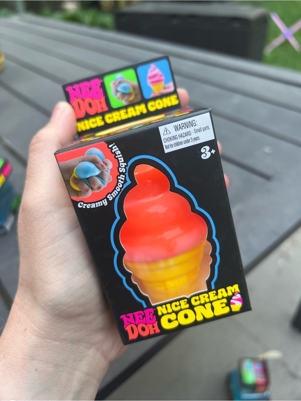 Viral NeeDoh Nice Cream Cone (Orange)